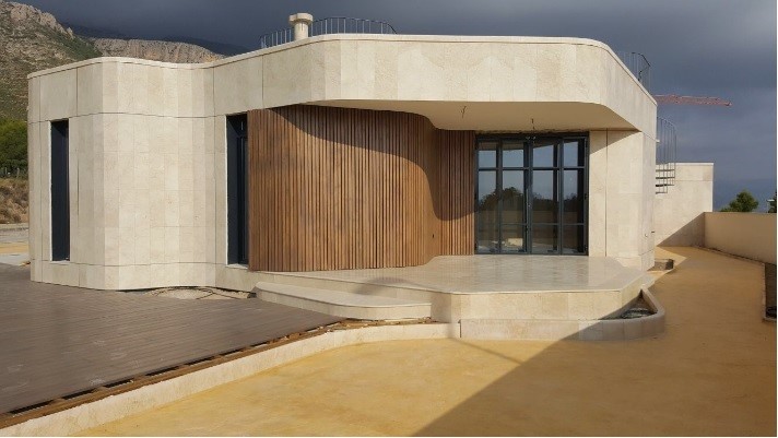 Method for quickly developing an architectural project by means of diagrams